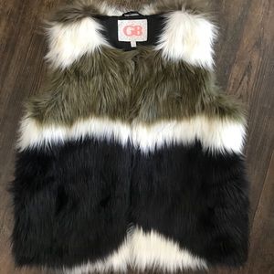 Gianni bini faux fur vest